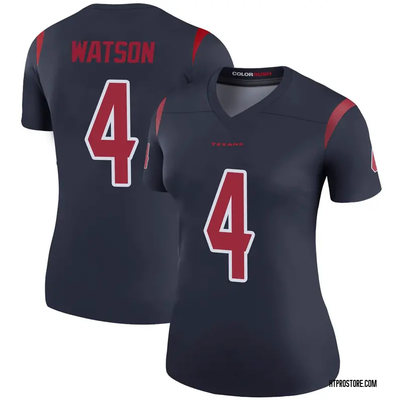 Women's Deshaun Watson Houston Texans Color Rush Jersey - Navy Legend