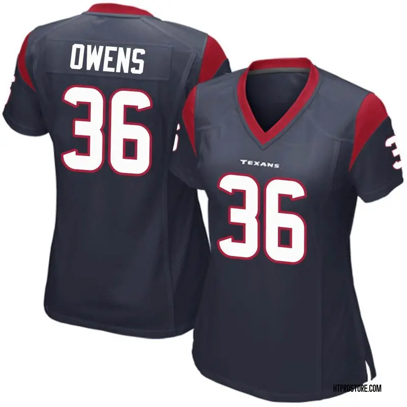 Women's Jonathan Owens Houston Texans Team Color Jersey - Navy Blue Game