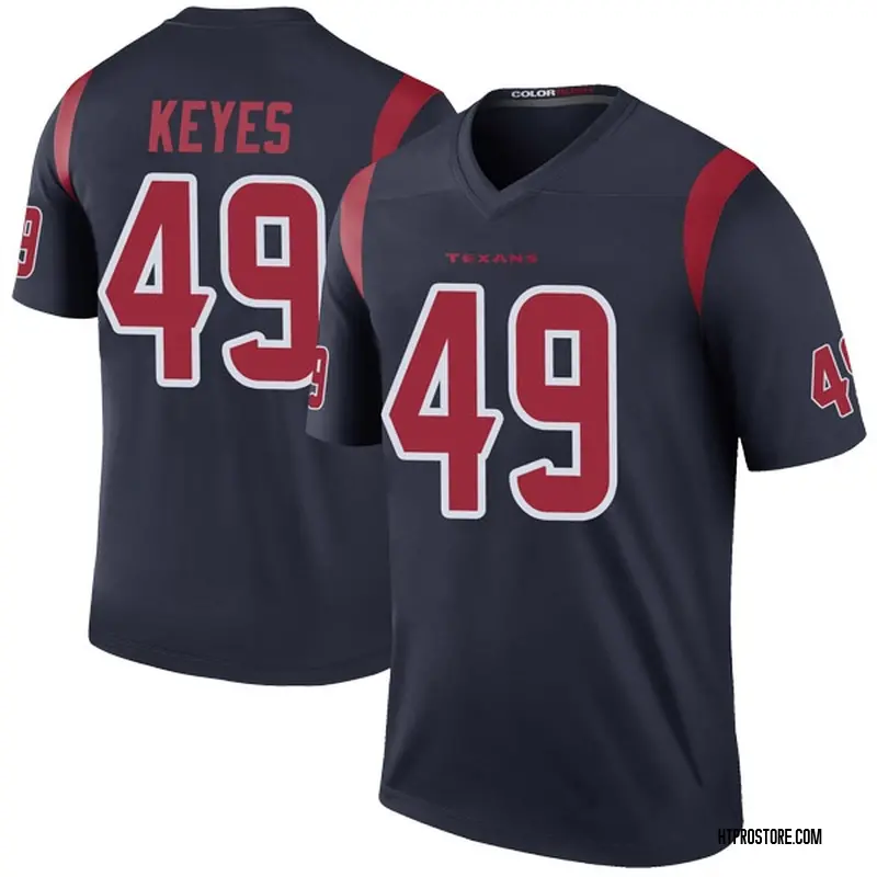 Youth Josh Keyes Houston Texans Color Rush Jersey - Navy Legend